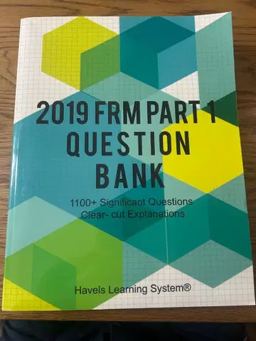 2019 FRM PART 1 QUESTION BANK