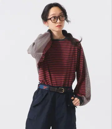 BEAMS BOY 스위치 보더 롱 슬리브