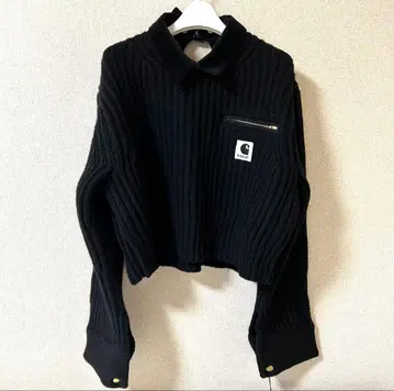 sacai Carhartt WIP Detroit 디트로이트 니트 블랙 3