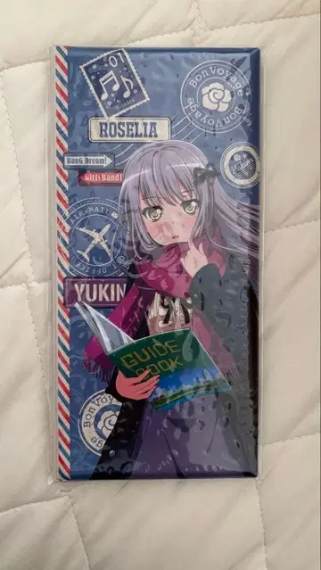 뱅드림 걸파 Roselia 미나토 유키나 티켓 홀더 트래블ver.