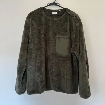 UNIQLO Engineered Garments 올리브 그린 플리스