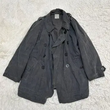빈티지 데님 트렌치코트 그레이 70s 80s Wrangler
