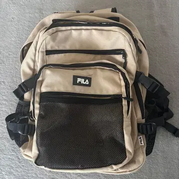 FILA 베이지 블랙 럭색/백팩