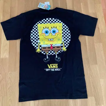 VANS 스펀지밥 반팔 티셔츠