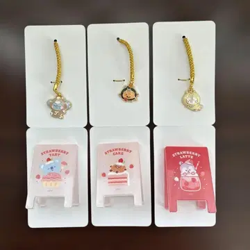 BT21 랜덤 메탈 스트랩 & 아크릴 클립