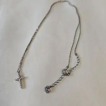 파이텐 크로스 실버 목걸이 40cm+5cm