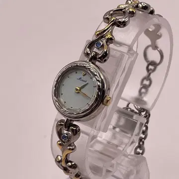 CASIO 카시오 Menuet 므뉴 손목시계 하트 블루스톤