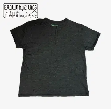 brown by 2-tacs baa 헨리넥 셔츠