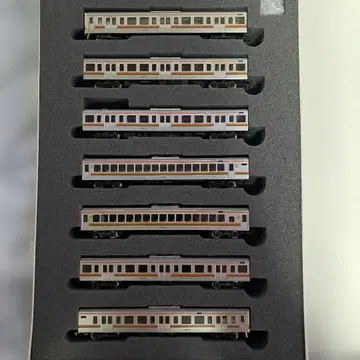 N 게이지 철도 모형 7량 세트