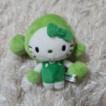 만박 키티 해초 봉제 인형 마스코트 오사카 만박 한정판 헬로키티