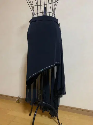 사교댄스 라떼 스커트 블랙