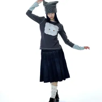 코이세이오 COYSEIO DEEP DENIM PLEATS SKIRT | 브랜드 중고거래