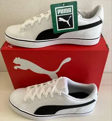 푸마 스니커즈 PUMA 화이트 화이트 슈즈 코트 포인트 벌크
