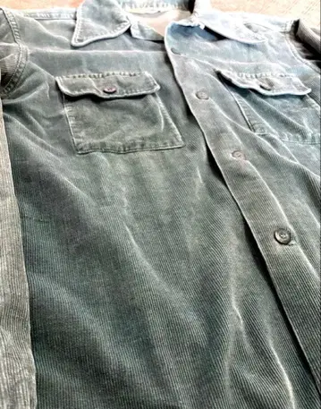 레어 50s 방패 택 CAMPUS 코듀로이 셔츠 vintage