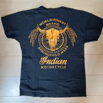 인디언 모터사이클 M 사이즈 네이비 made in USA
