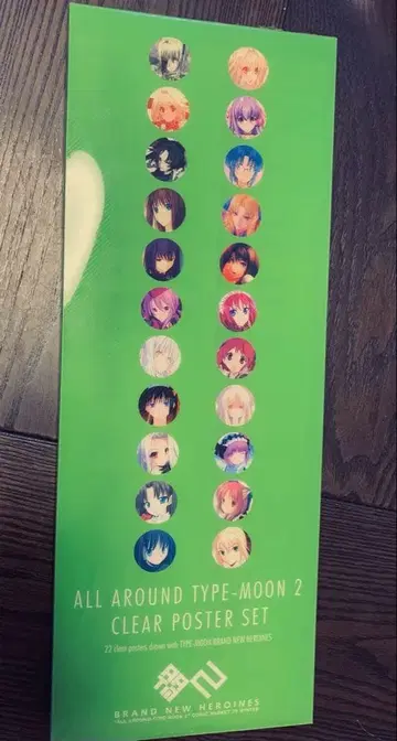ALL AROUND TYPE-MOON 2 클리어 포스터 세트 22매입