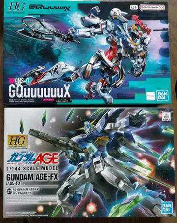 HG GQuuuuuX & 건담 AGE-FX 세트