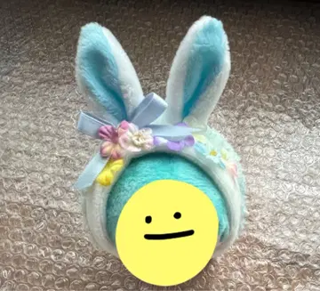 봉제인형 옷 모치마스 모찌모찌 마스코트 꽃 토끼 스카이블루