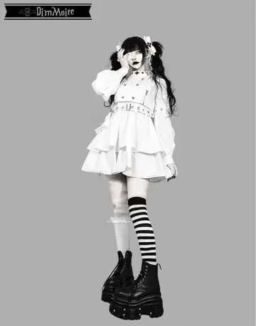 dimmoire CODE:NURSECORE 원피스 디무아르 화이트