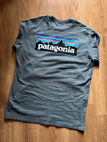 patagonia 롱 슬리브 티셔츠 LOGO-TEE