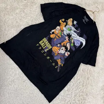 [ 데드스탁 ] DRAGON BALL 프린트 T셔츠 블랙 XL