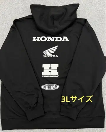 [ 미사용 새상품 ] HONDA 혼다 후드티 긴팔 블랙 3L 사이즈
