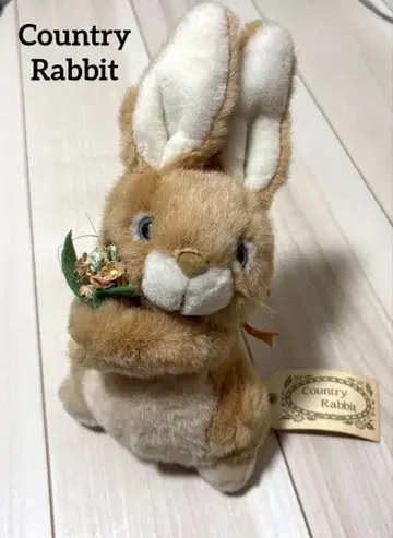 Country Rabbit 컨트리 레트로 토끼 봉제 인형