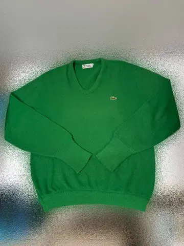 IZOD LACOSTE 그린 니트 스웨터 XL 70s 가격 인하 가능