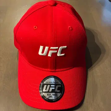 UFC 빨간색 야구 모자
