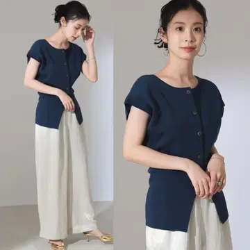 정가 16500엔 Demi-Luxe BEAMS 프렌치 슬리브 풀오버