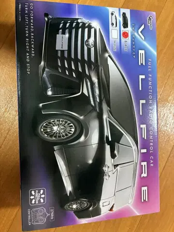 VELLFIRE 라디오 컨트롤카 블랙