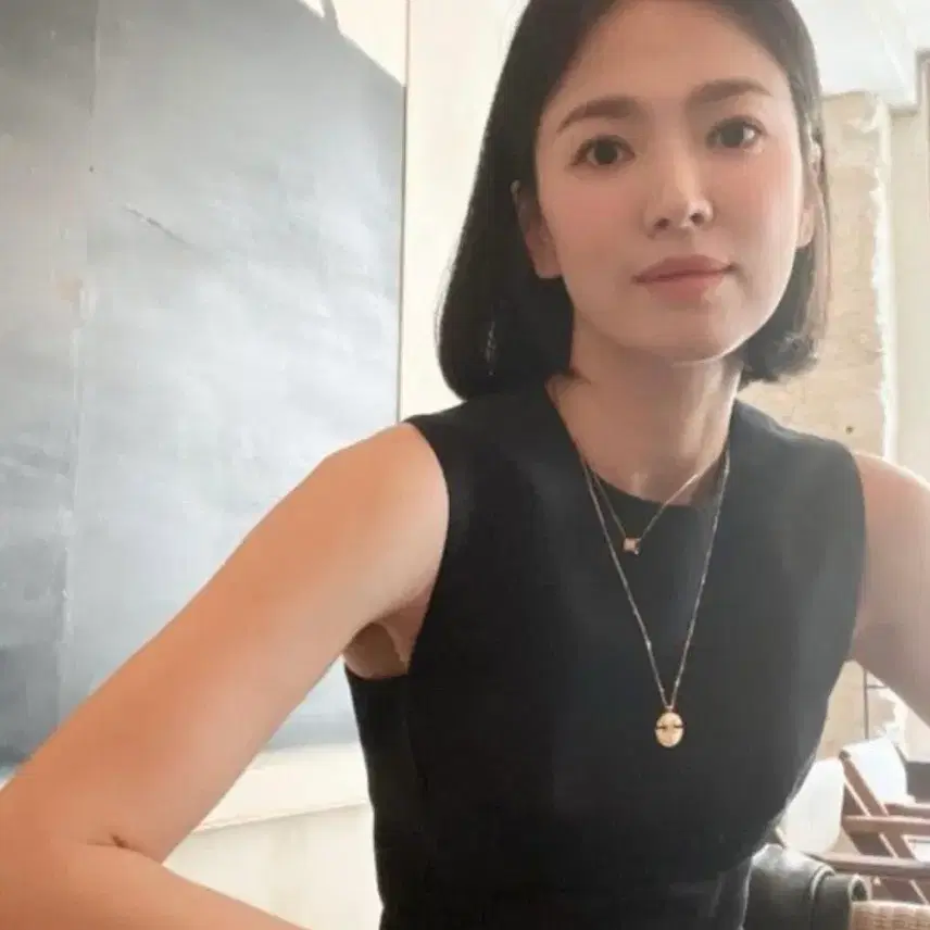 쇼메 주드 리앙 하모니 10pcs 다이아몬드 스몰모델 핑크골드 목걸이 사진 8