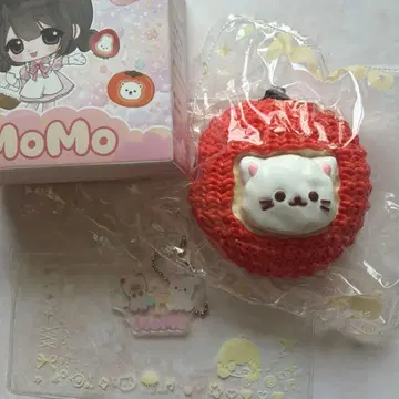 새상품 momo 스퀴즈 후르츠 고양이 리치