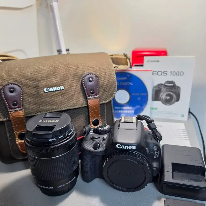 캐논 EOS 100D DSLR 18-55 STM 번들킷 카메라