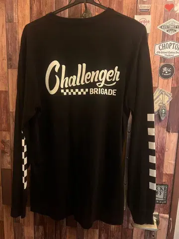 Challenger 롱 슬리브 티셔츠 L 블랙