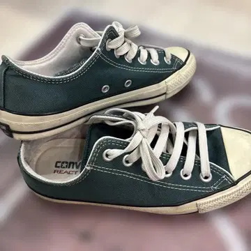 Converse React 다크 그린 스니커즈