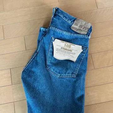 ORSlow 105 STANDARD 스트레이트 데님 블루 사이즈 1