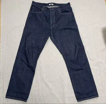 UNIQLO U 셀비지 레귤러 핏 청바지 33