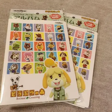 동물의 숲 amiibo 카드 앨범 케이스 미개봉 새상품 2권