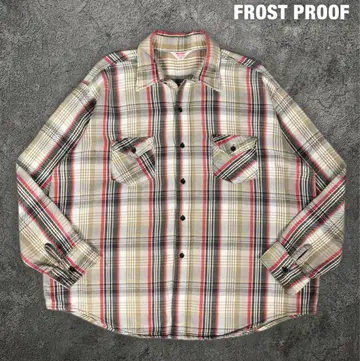 FROSTPROOF 60s 70s 빈티지 플란넬 셔츠 헤비 플란넬 체크
