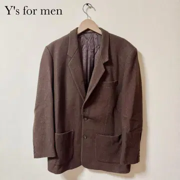 y's for men 테일러드 자켓 브라운