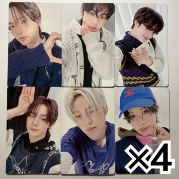 TWS TRAGEDY TSUTAYA 혜택 트레이딩 카드 6종 컴프 x 4