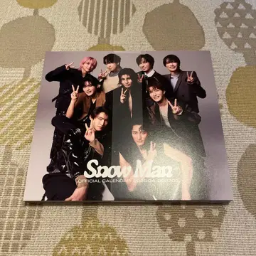 미사용 새상품! SnowMan 달력 2026-2027