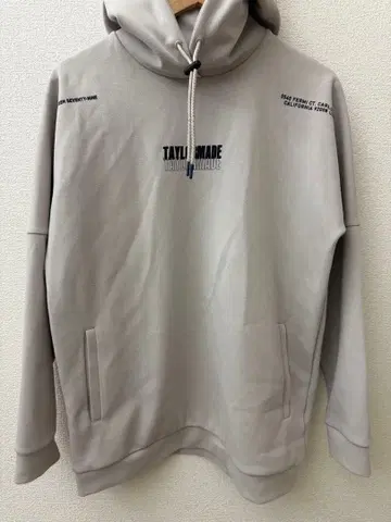 TAYLORMADE 후드 부착 그레이 스웨터