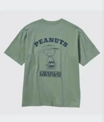 [ 새상품 ] 유니클로 PEANUTS 찰리 브라운 T셔츠 XL