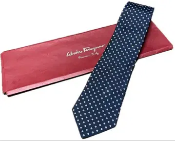 미사용 새상품 페라가모 넥타이 꽃 벌 Salvatore Ferragamo