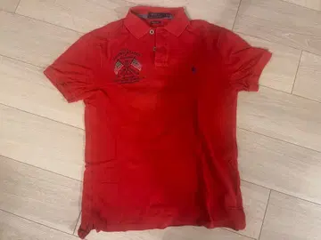 POLO 빨간색 피케 셔츠