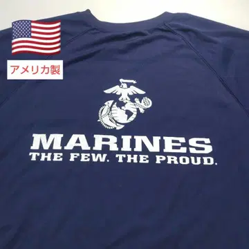 미국제 미 해병대 MARINES 흡한속건 드라이 T셔츠 네이비
