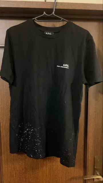 A.P.C. 페인트 가공 셔츠 S 사이즈