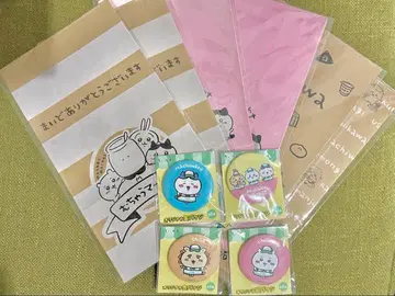 치이카와 (먼작귀) 훼미리마트 스티커 포함 기프트 백 캔뱃지